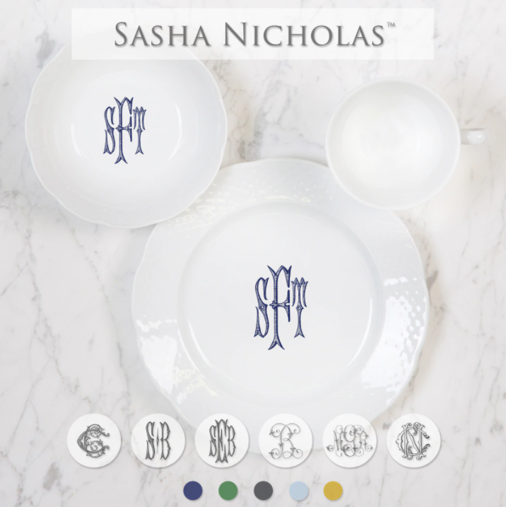 Weave Child & Baby Set with Monogram –with monogram