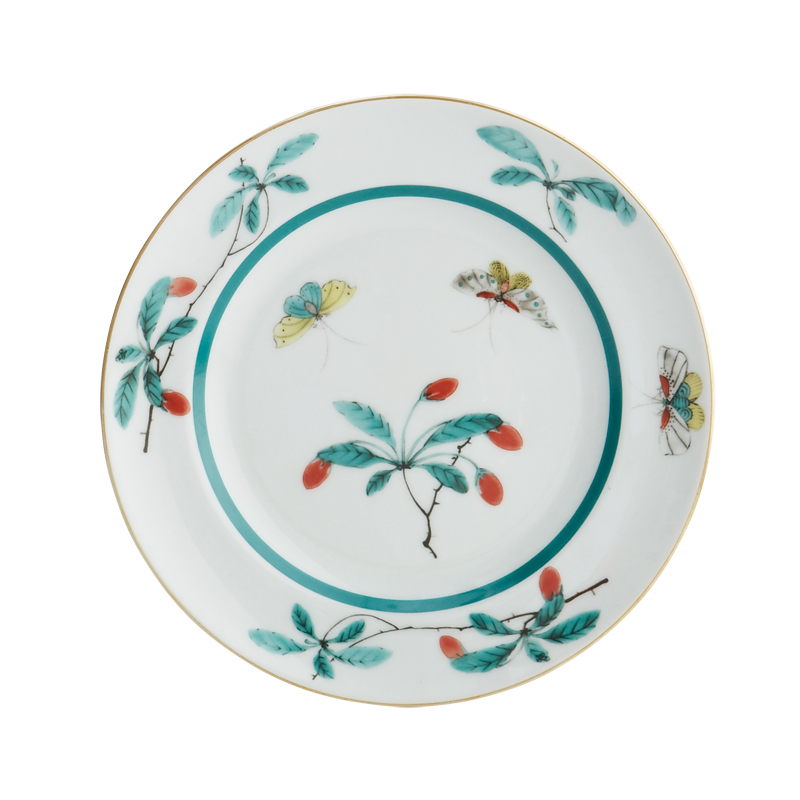 Mottahedeh Famille Verte Bread & Butter Plate