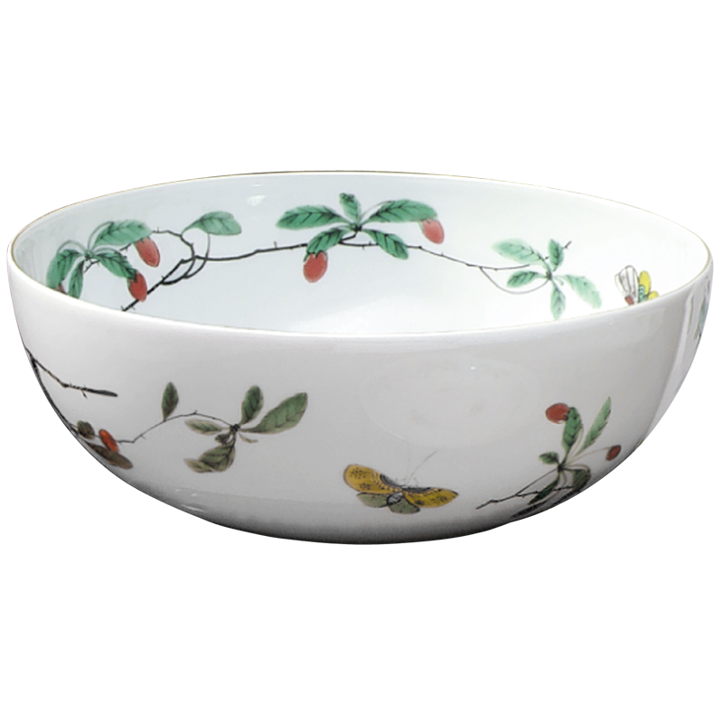Mottahedeh Famille Verte Lg Serving Bowl - Lg.