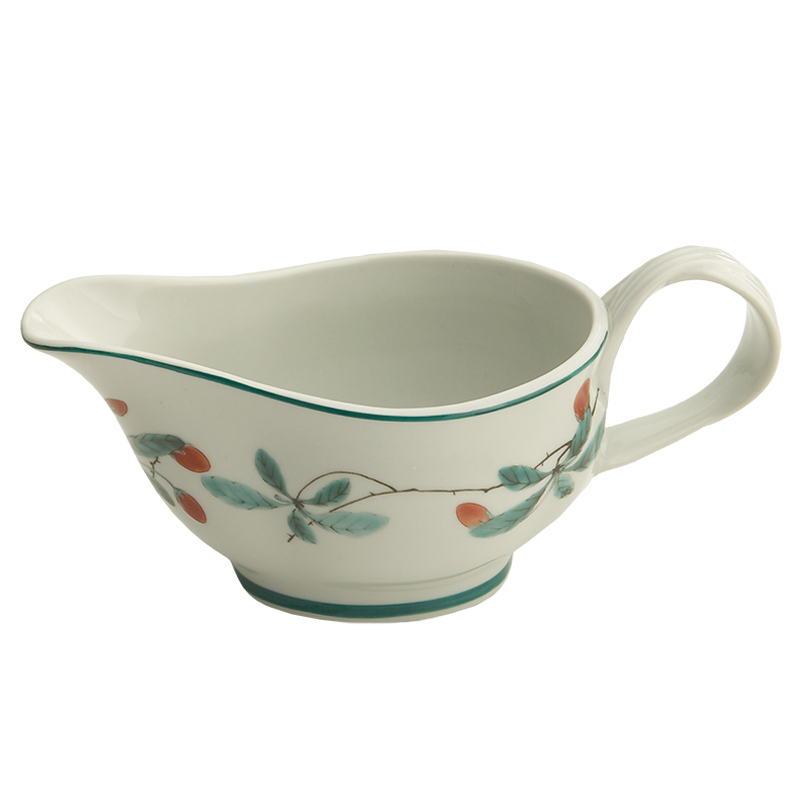 Mottahedeh Famille Verte Sauceboat