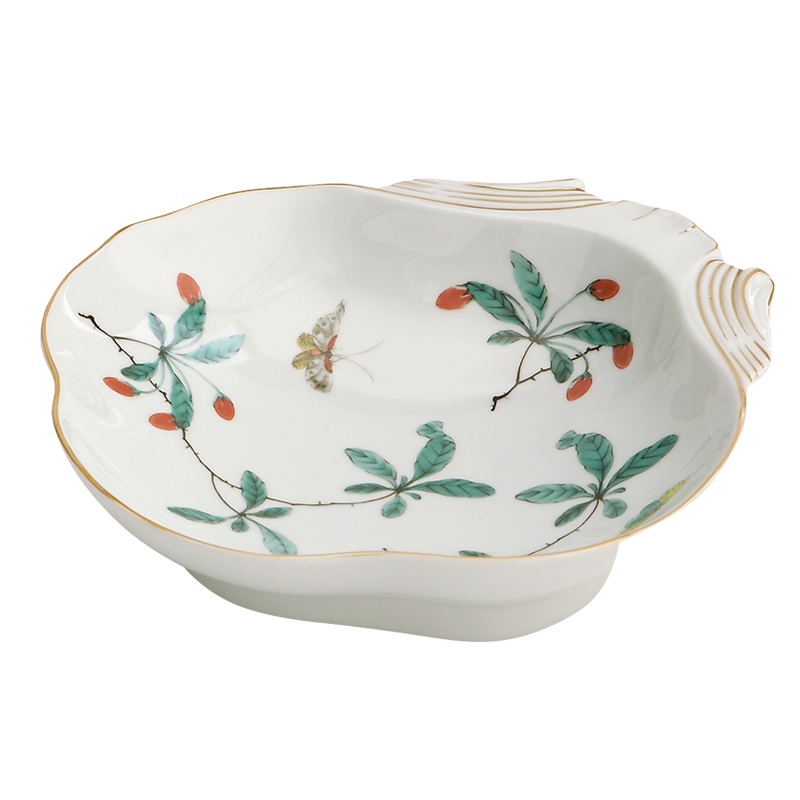 Mottahedeh Famille Verte Shell Dish