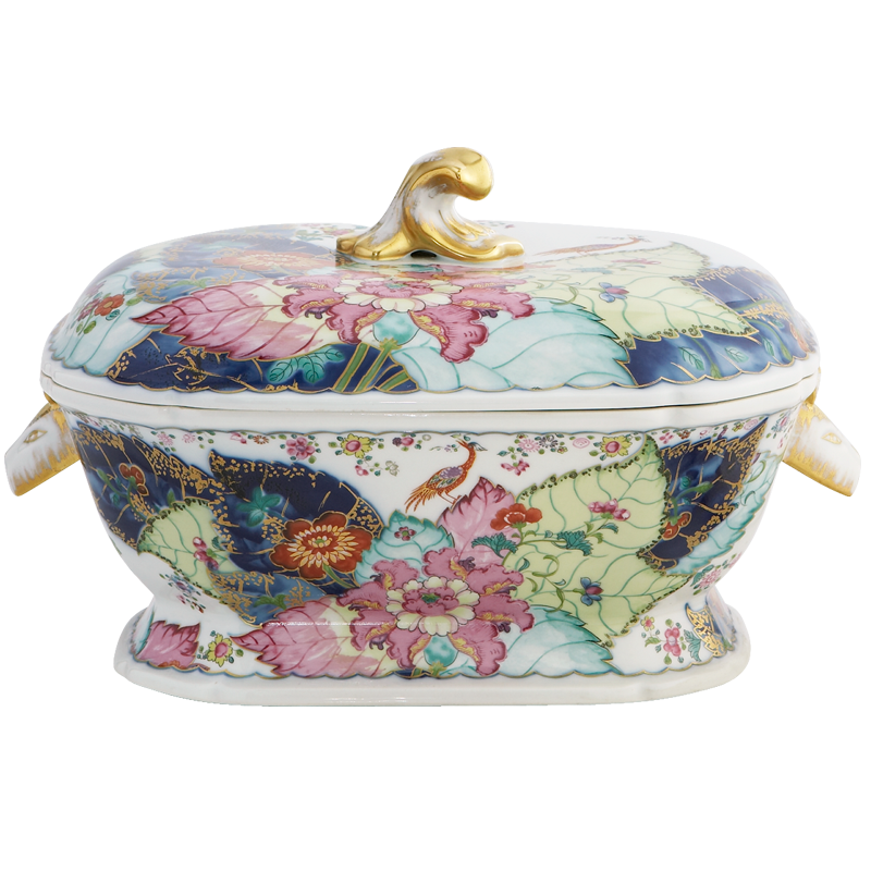 Mottahedeh Tobacco Leaf Tureen