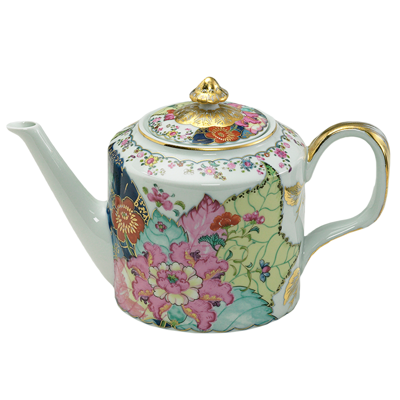 Mottahedeh Tobacco Leaf Teapot