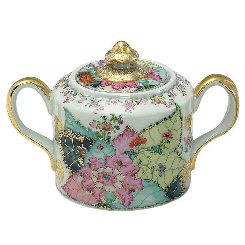 Mottahedeh Tobacco Leaf Covered Sugar