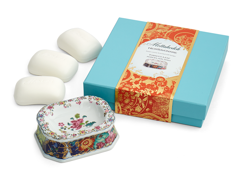 Mottahedeh Tobacco Leaf Gift Soap Set