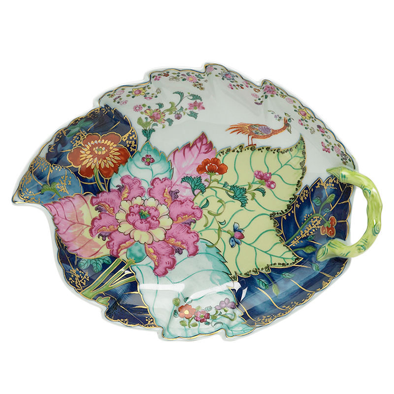 Mottahedeh Tobacco Leaf Leaf Dish - Lg.