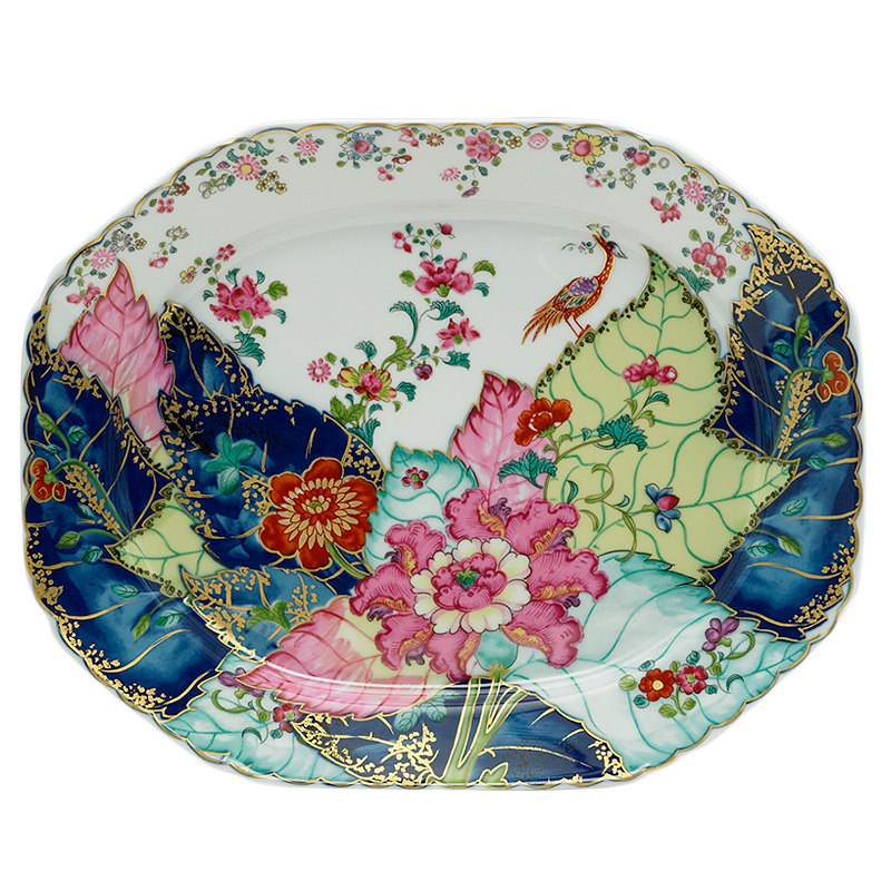 Mottahedeh Tobacco Leaf Medium Octag Platter