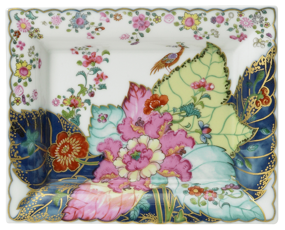 Mottahedeh Tobacco Leaf Rect. Tray - Lg.