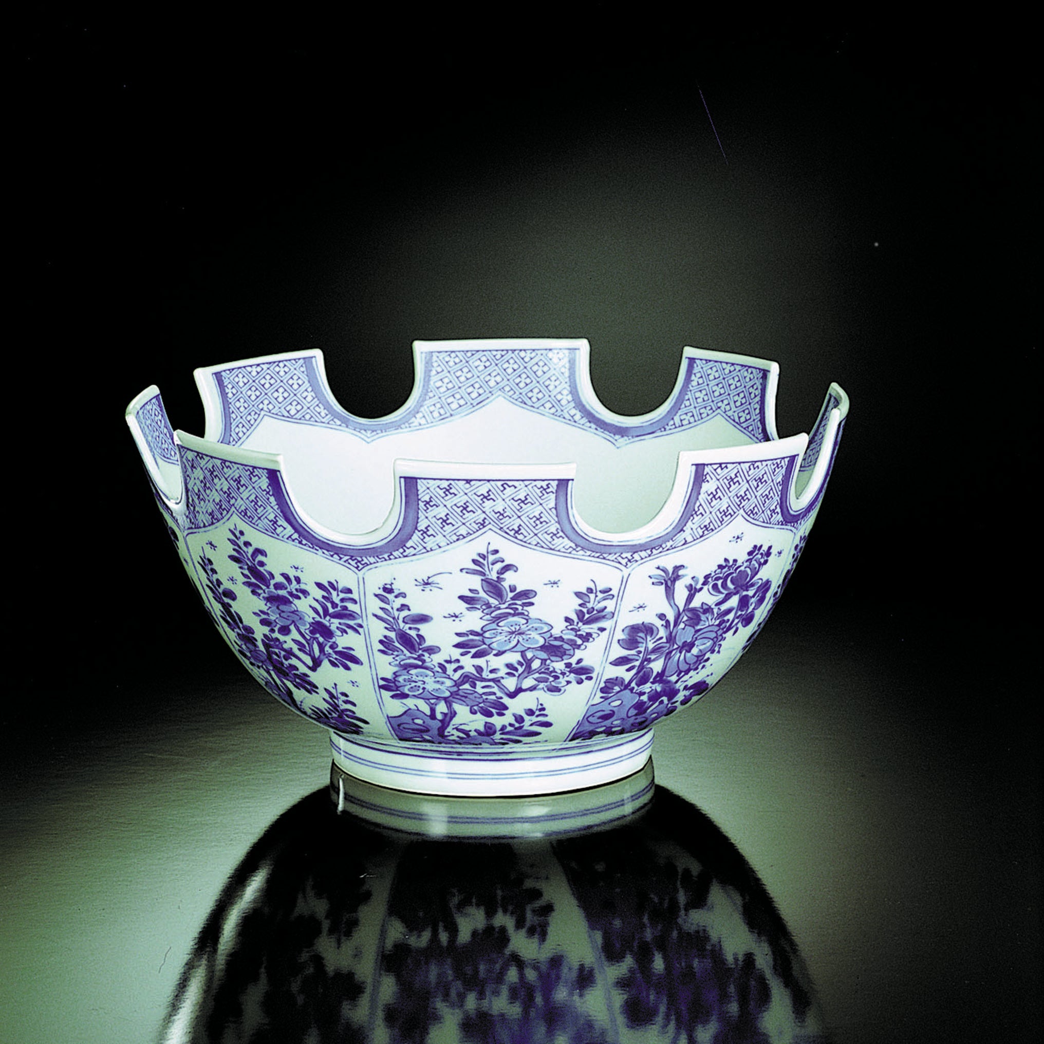 Blue & White Monteith Bowl