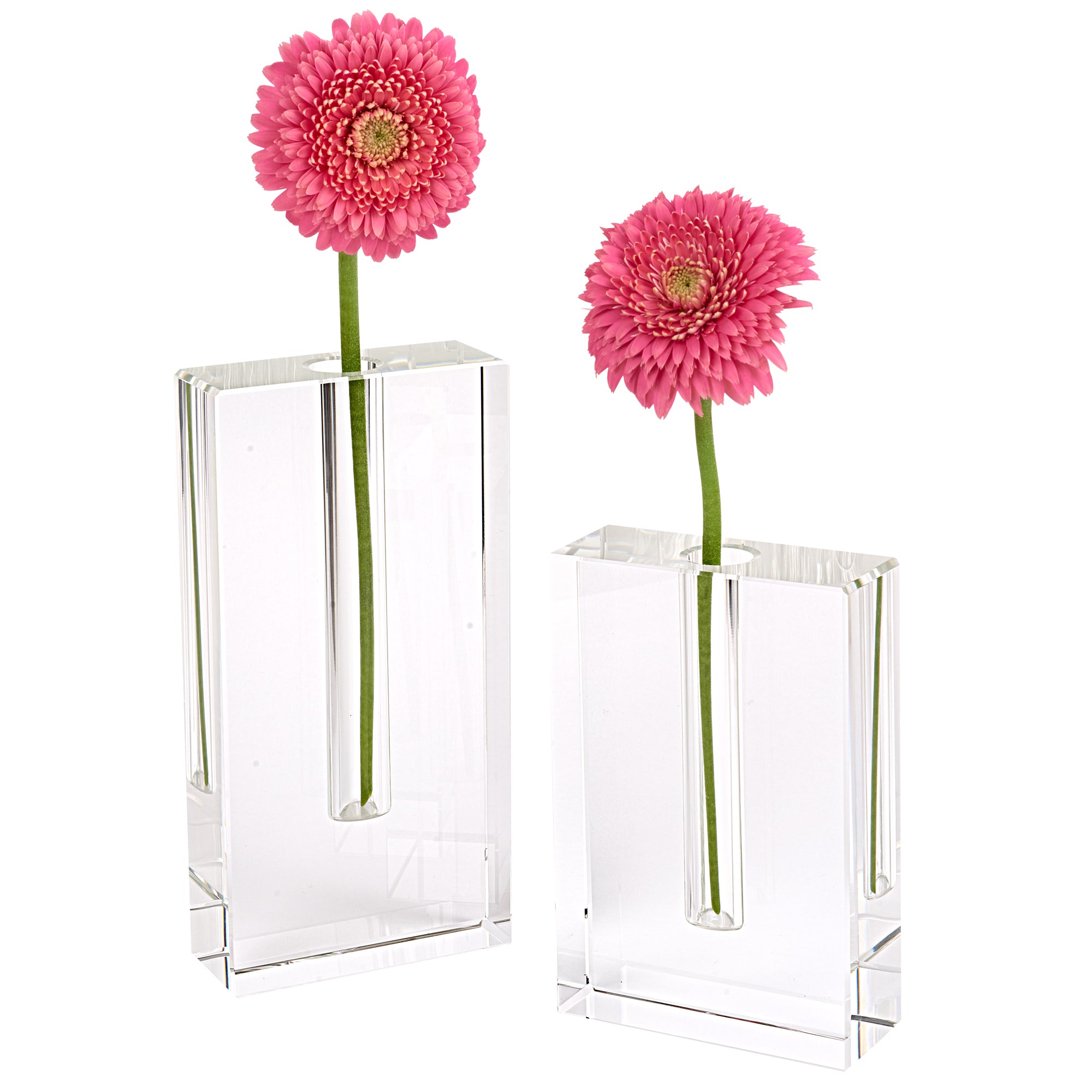 Rita H8"x4" Crystal Vase