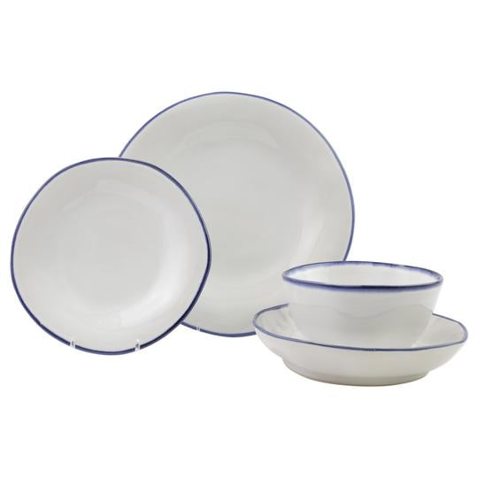 Vietri Aurora Edge Four-Piece Place Setting