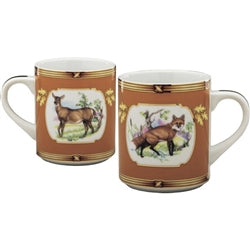 Julie Wear American Wildlife Fox & Doe Mug
