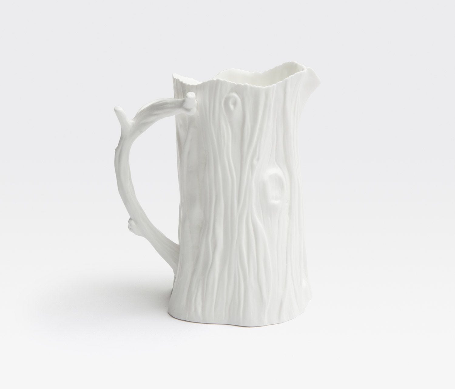 Emilie Faux Bois Pitcher Porcelain