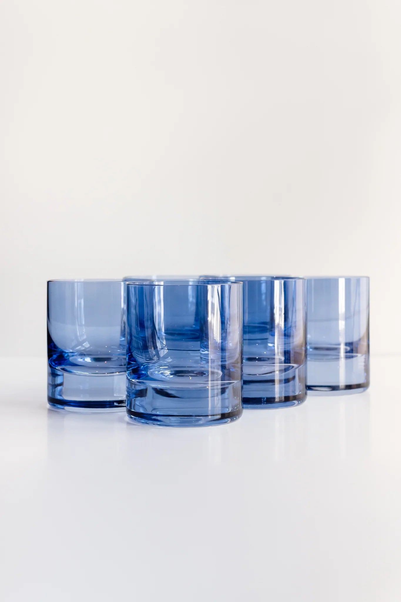 Estelle Colored Rocks Glass - Set of 6