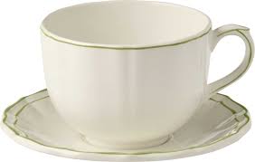 Filet Vert Jumbo Cup and Saucer