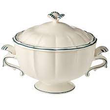 Filet Ocean Blue Soup Tureen