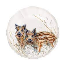 Sologne Dessert Plate Boar