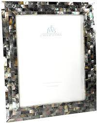 Black Mother of Pearl Frame 4x6