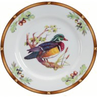 Game Birds Wood Duck Bread Plate