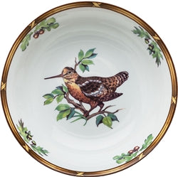 Julie Wear Game Birds Woodcock Serving Bowl