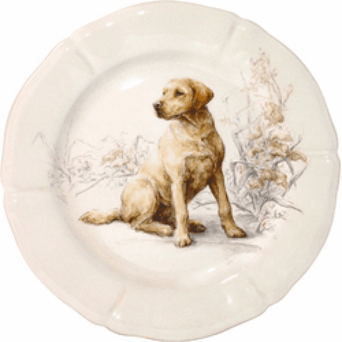 Sologne Dessert Plate Labrador