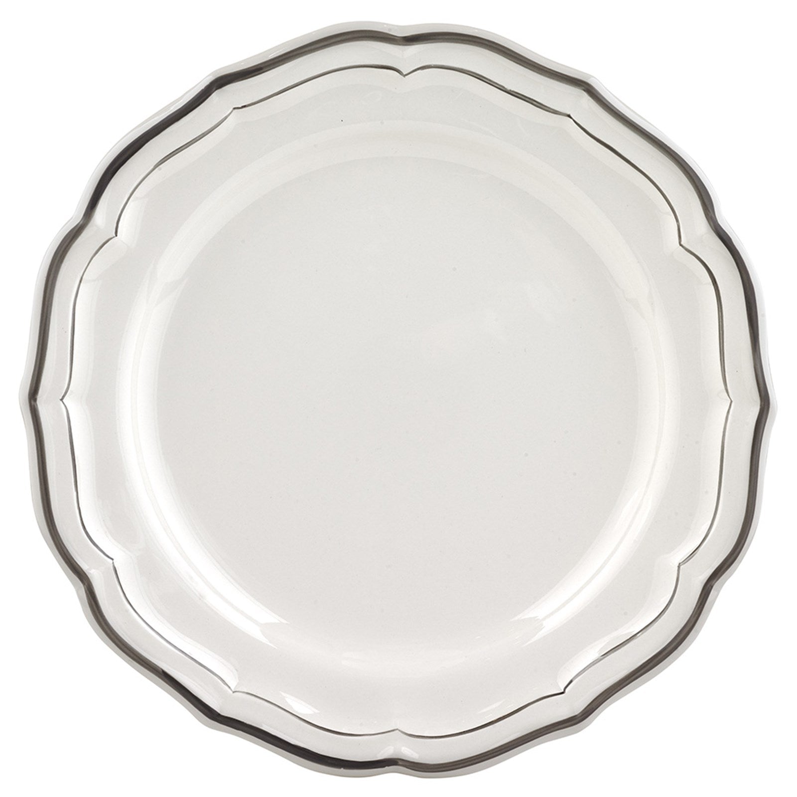 Filet Taupe Dinner Plate