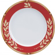 Gold Oak Red Salad Plate