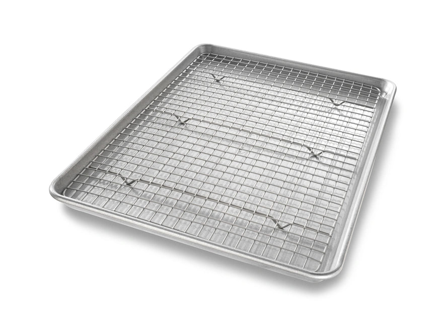 USA Pan Half Sheet Pan and Baking Rack Set