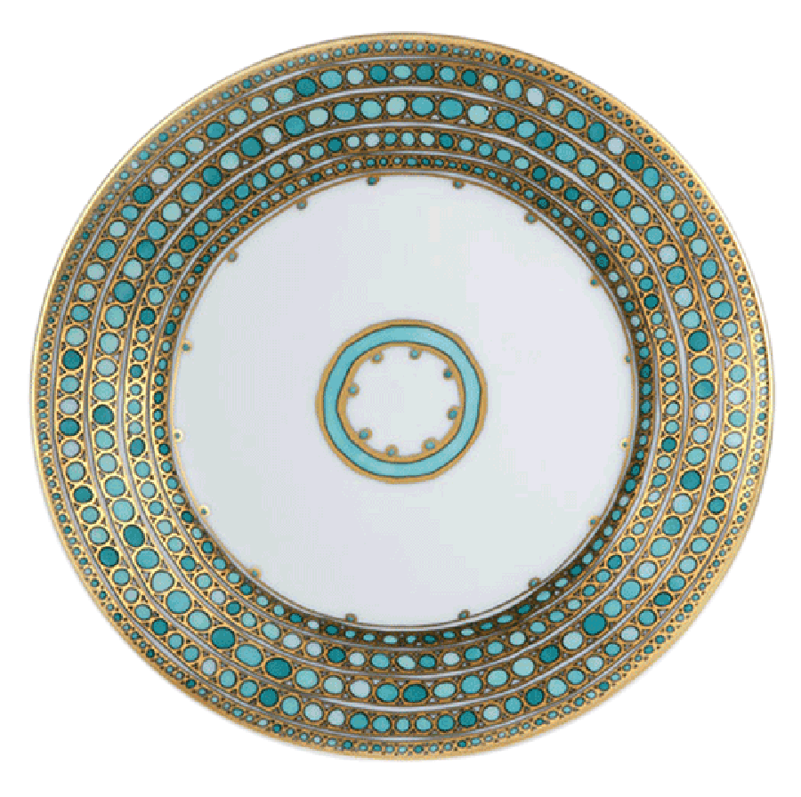 Syracuse Turquoise Dessert Plate 8.25"
