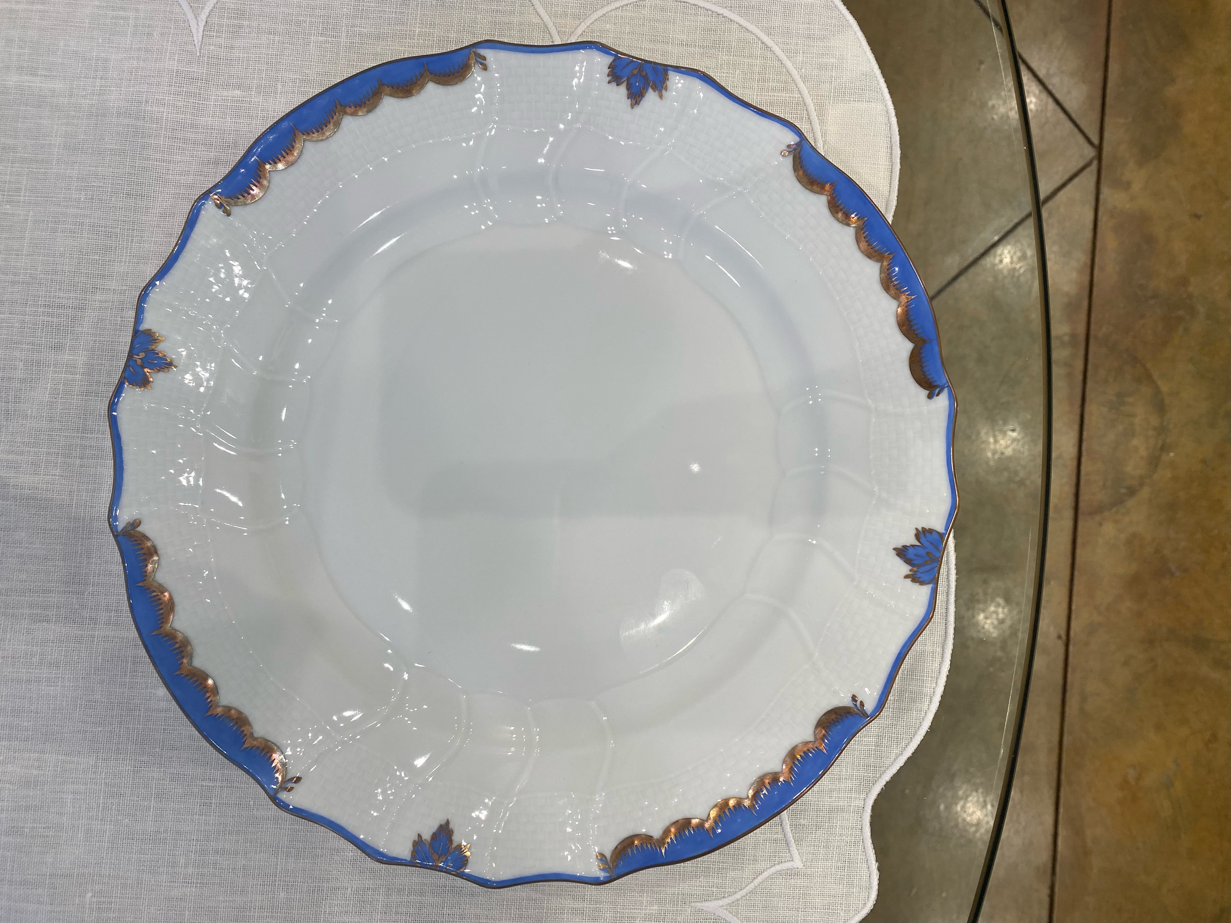 Herend Custom Dinner Plate - Princess Victoria