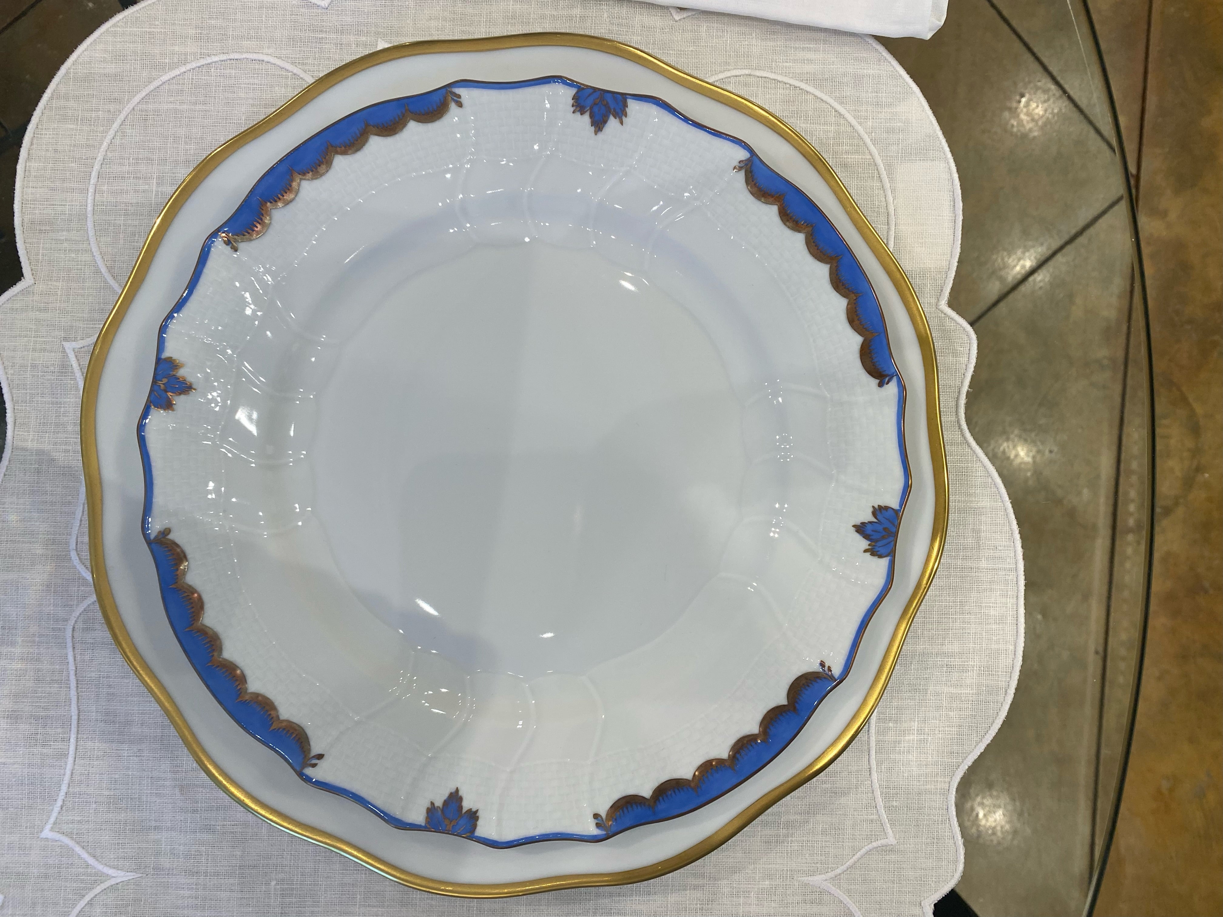 Herend Custom Dinner Plate - Princess Victoria