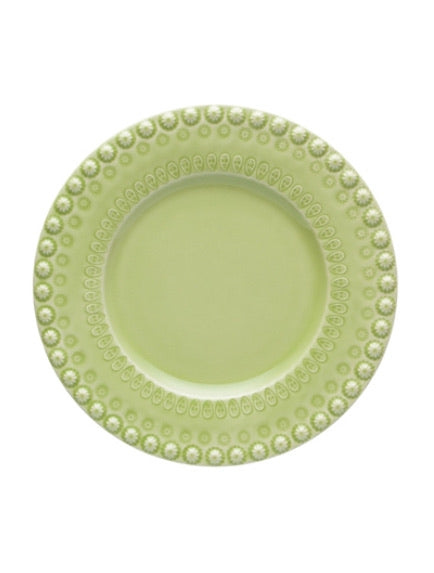 Fantasy Dessert/Fruit Plate - Bright Green