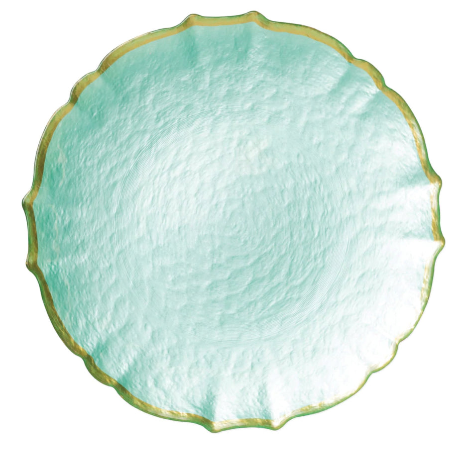 Baroque Glass Service Plate/Charger
