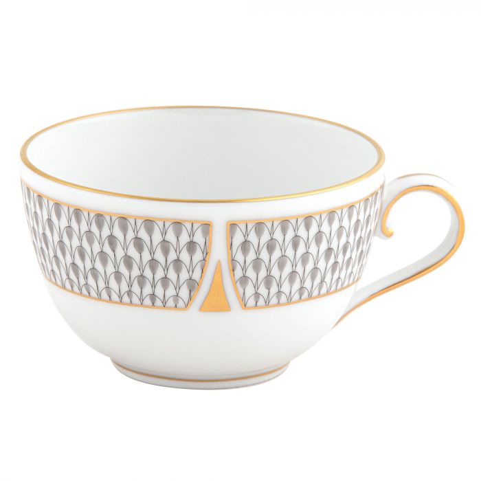 Art Deco Gray Teacup
