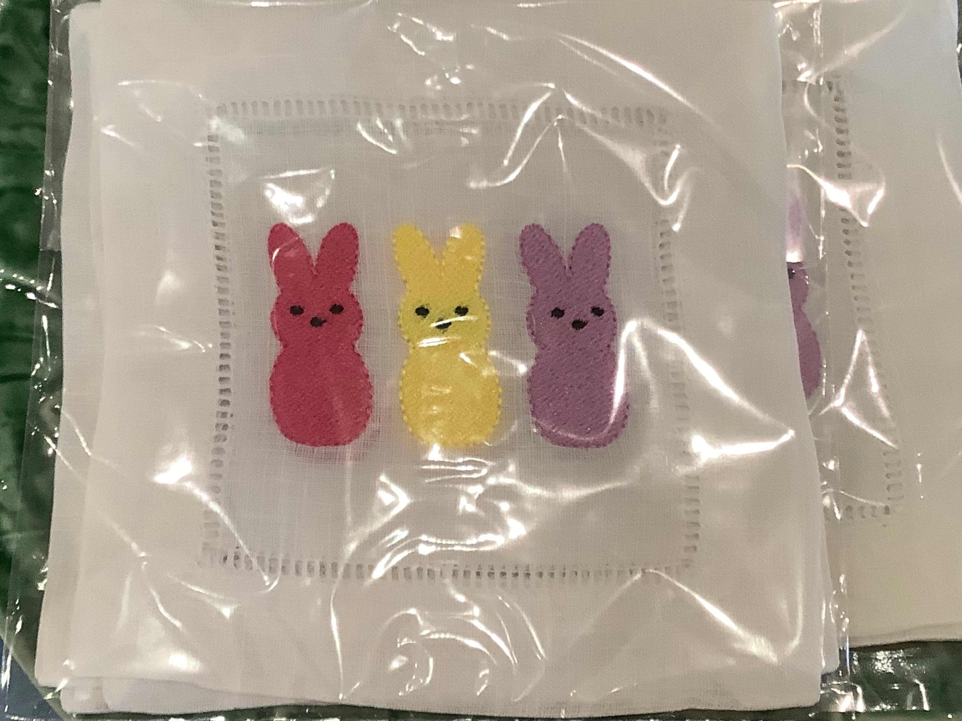 Easter Bunny Cocktail Napkins Set/4