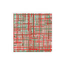 Cocktail Napkins Green/Red Plaid