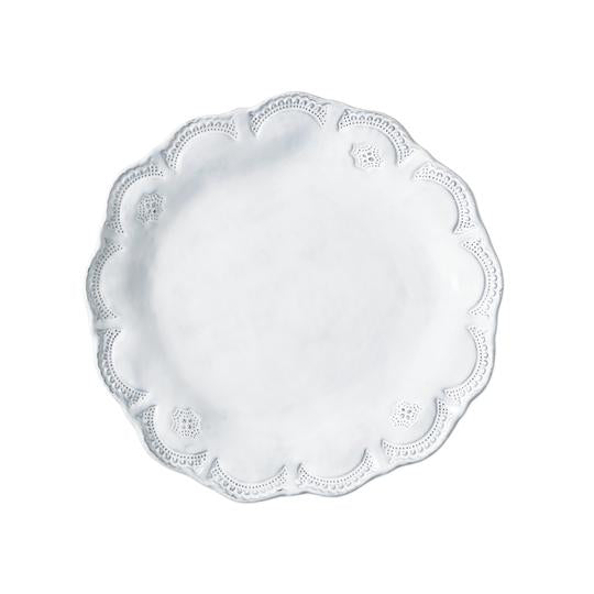 Vietri Incanto Lace European Dinner Plate