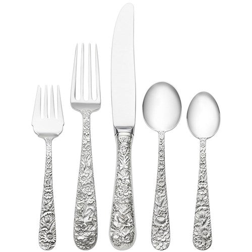 Kirk Stieff Repousse Sterling Silver Flatware by the Setting