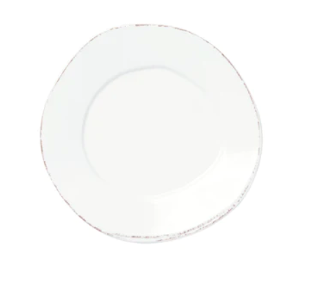Melamine Lastra White Dinner Plate