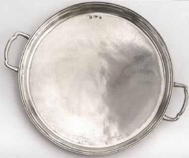 Julie Wear Inglese Small Round Tray with Handles