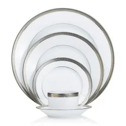 Christofle Malmaison Platinum 5 piece place setting