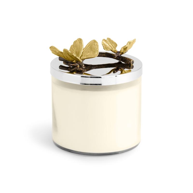 Butterfly Ginkgo Candle