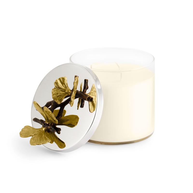 Butterfly Ginkgo Candle
