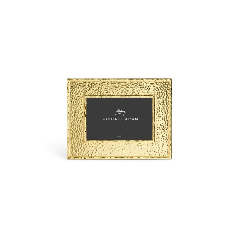 Hammertone Frame 4x6 Gold