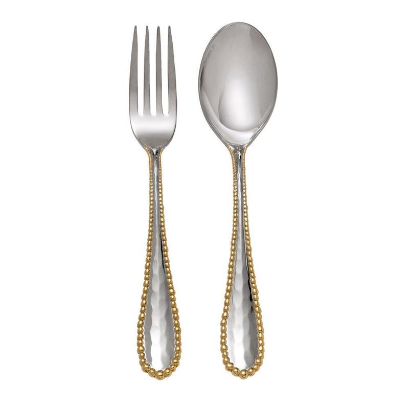 Molten Gold 2-Piece Serving Set