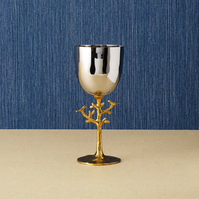 Tree of Life Gold Kiddush Cup