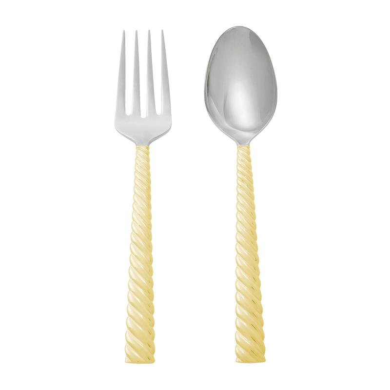 Twist Gold 2-Piece Serving Set
