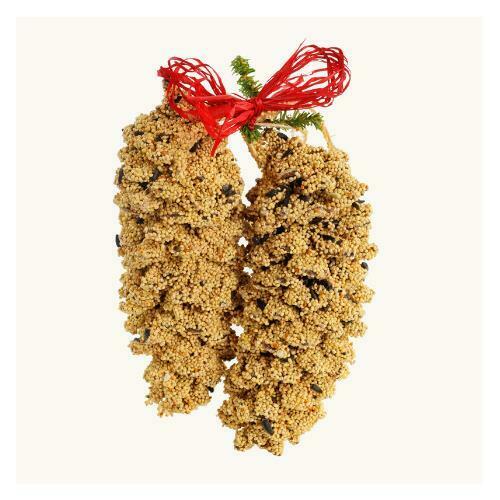 Birdseed Pine Cone pair