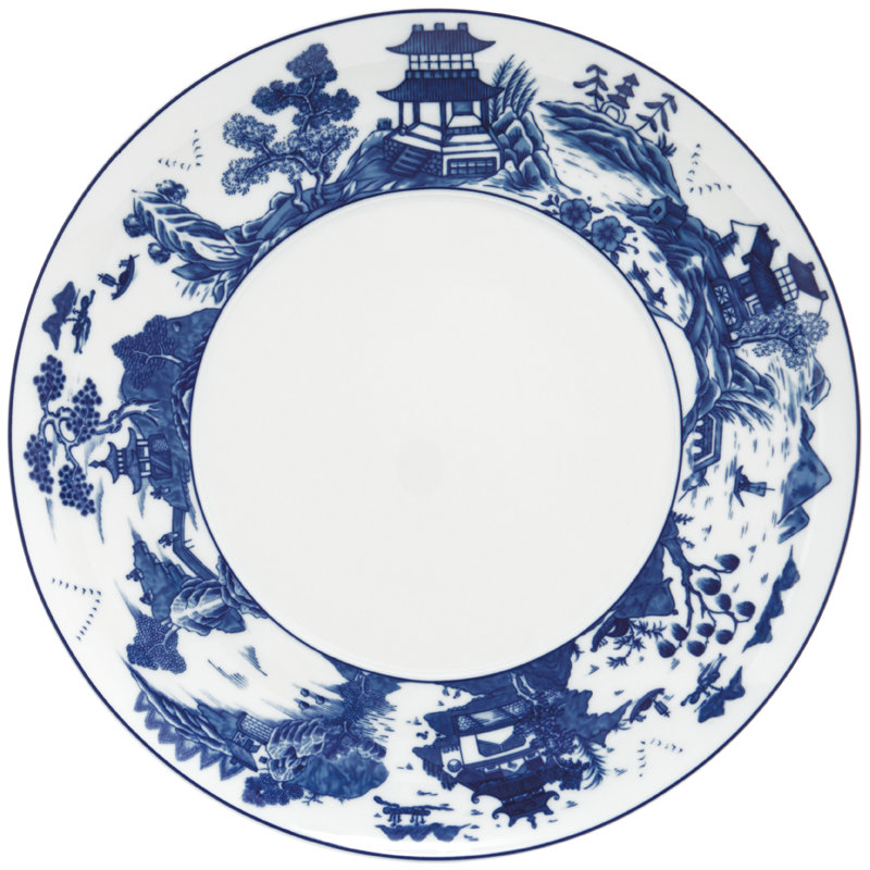 Mottahedeh Blue Canton Contempo Service Plate