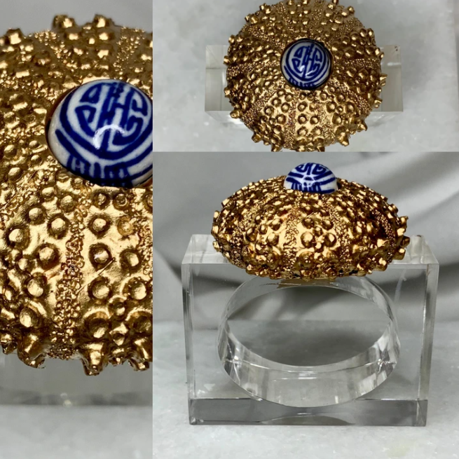 Sea Urchin Napkin Ring - Set of 4